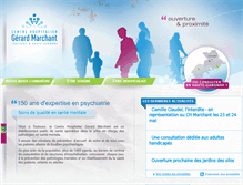 Tablet Screenshot of ch-marchant.fr